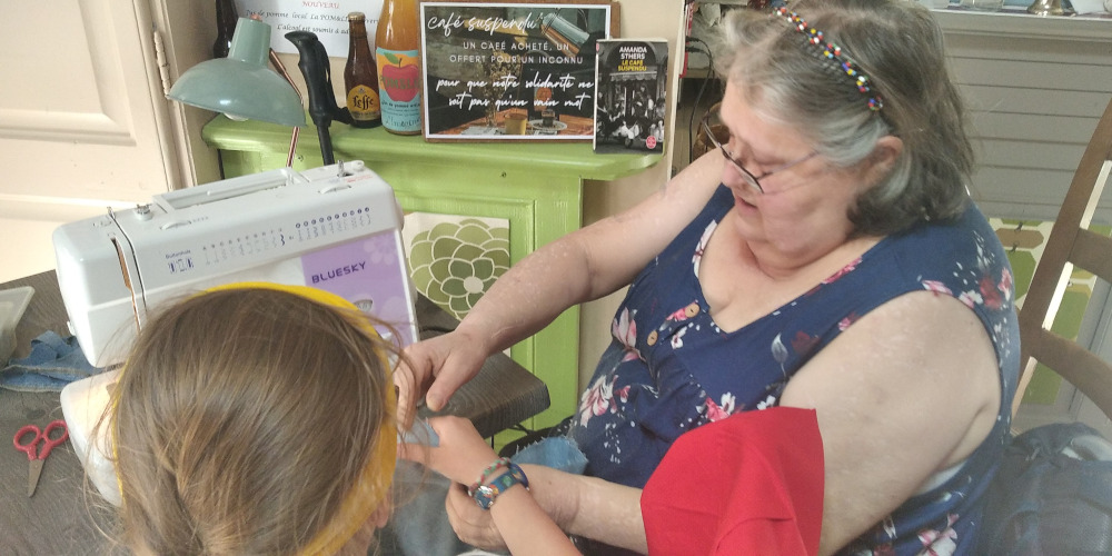 couture avec Isabelle